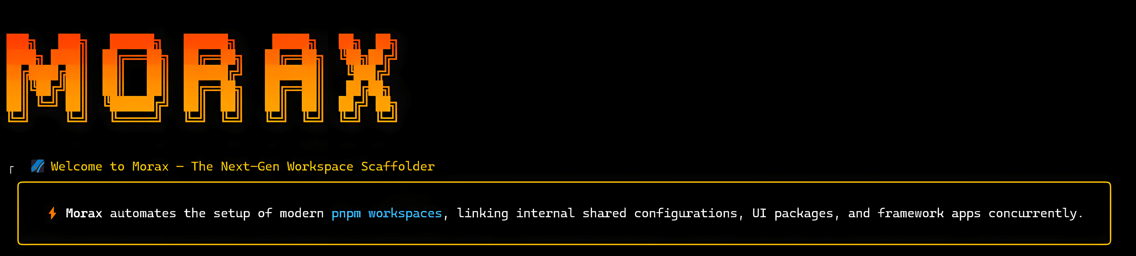 Morax CLI Preview